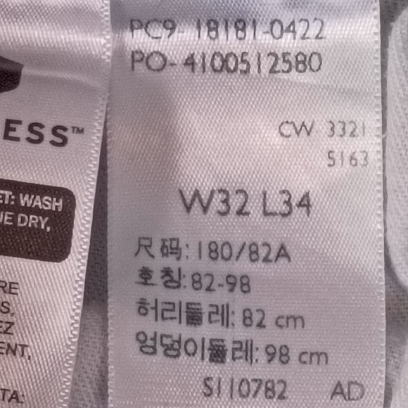 Levis 541 Athletic Taper Black Jeans Mens 32x34 Denim Pants Fits 32x31 - Picture 9 of 13